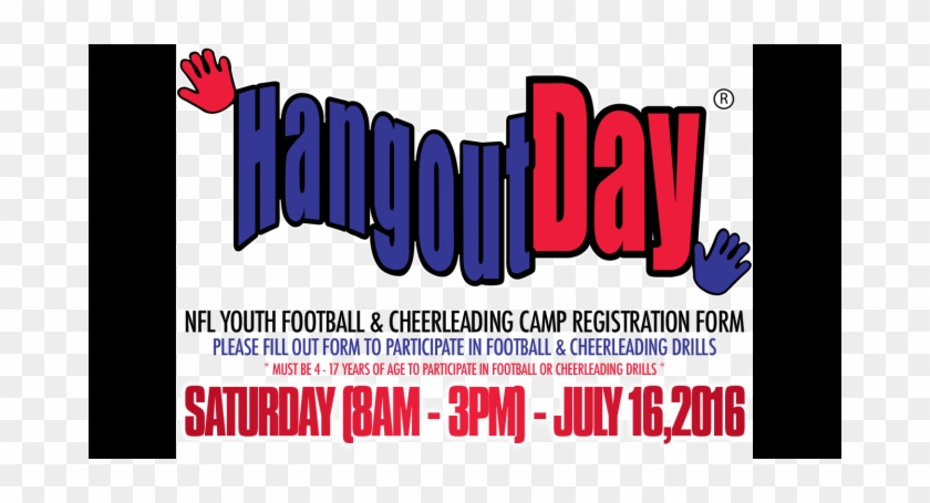 Annual Hangout Day Nfl Youth Football & Cheerleading - Poster #643840