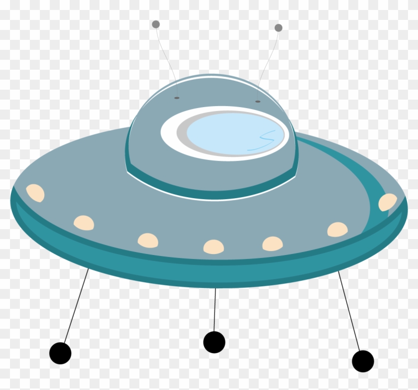 Flying Saucer Unidentified Flying Object Cartoon Clip - Ufo Vector #643853