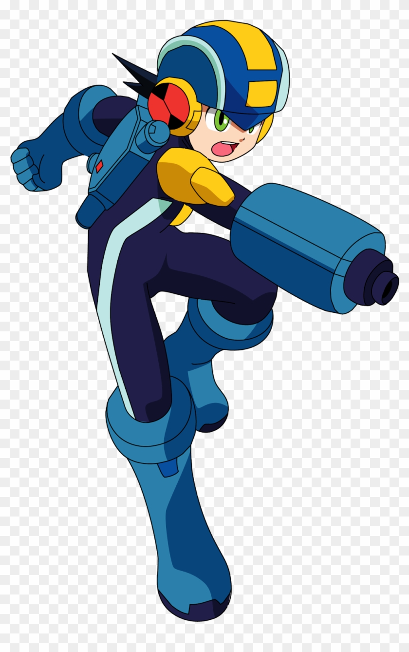The Disadvantage Of The Vector Drawings Is That They - Megaman Nt Warrior Png #644007