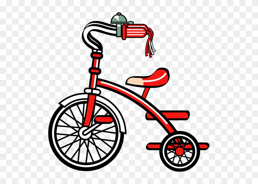 Clip Art Of Tricycle - - Tricycle Clipart #644016