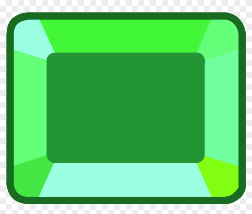 Emerald Clipart Square Gem - Steven Universe Emerald Gem #644046
