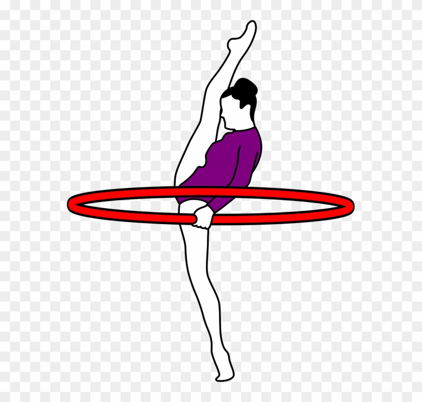 Summer Gymnastics Cliparts 8, Buy Clip Art - Ginastica Rítmica O Arco Gif #644092