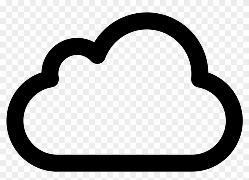 Cloud Computing Icon Transparent For Kids - Cloud Icon Noun Project #644119