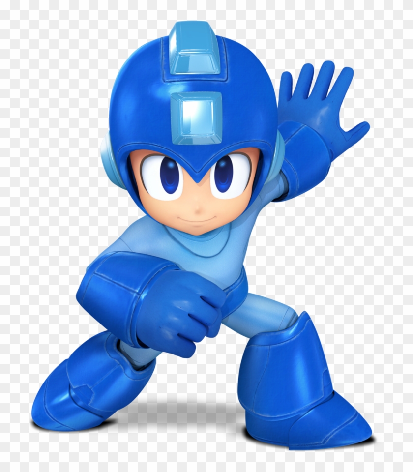 Megaman Classic Pose Render By Nibroc-rock - Megaman 3d Render #644240