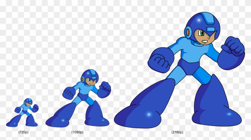 Megaman Hd Sprite Test By Blac-dragoon - Mega Man Hd Sprites #644250