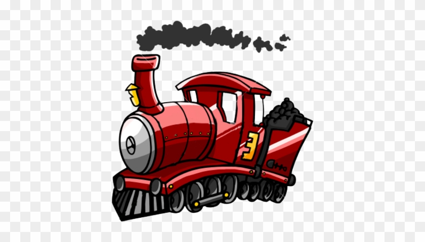 Trains - Cartoon Trains With Smoke - Free Transparent PNG Clipart Images  Download