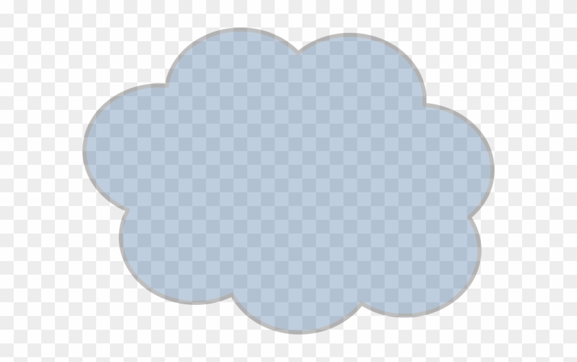 Blue Cloud 10 Clip Art At Clker - Red Cloud #644338