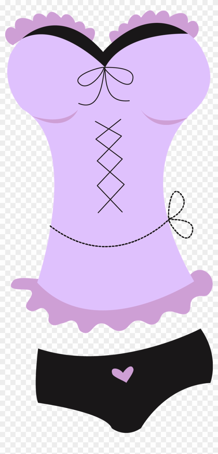 Say Hello - Sexy Lingerie Clip Art #644347