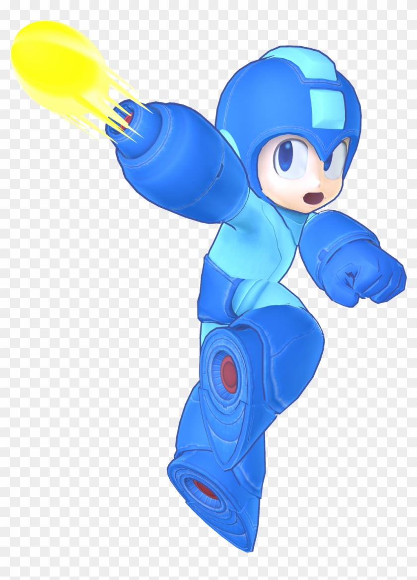 Mmd Wiiu Ssbbx Megaman Model Preview By - Megaman Mmd Model #644348