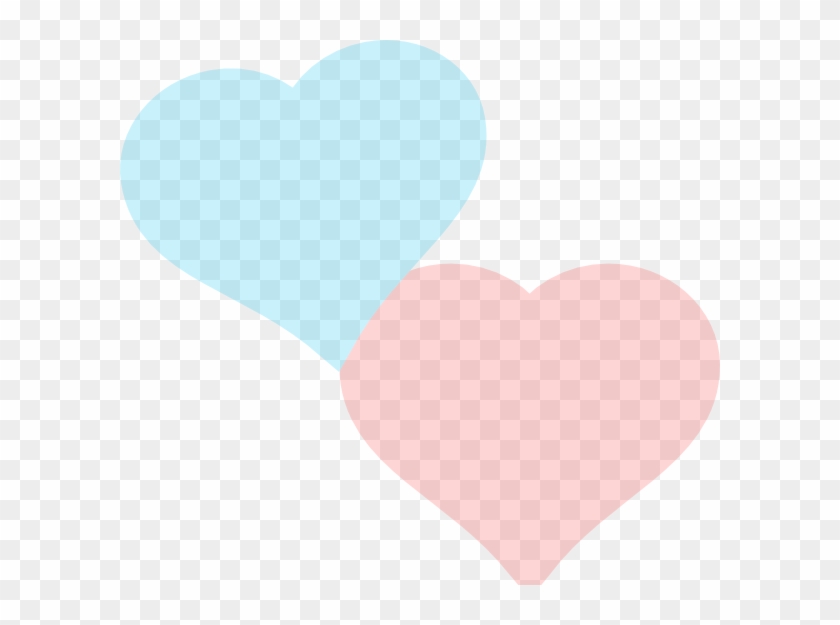 Pink And Blue Heart Clipart #644453