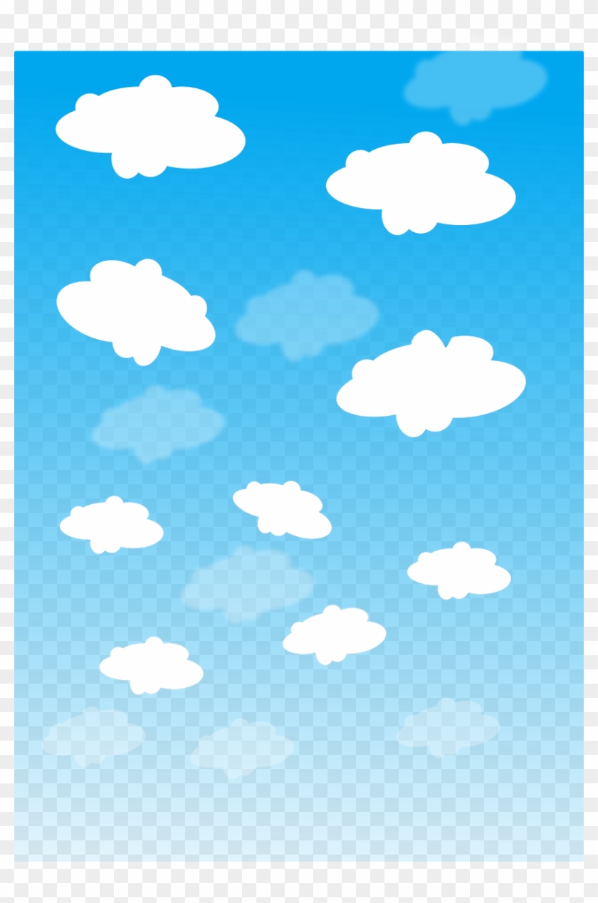 Cloud, Blue, White, Cartoon, Clouds, Sky, Free, Nature - Clipart Ciel #644502