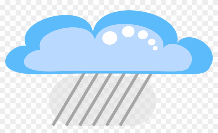 Cloud Rain Weather Png Image - Clouds With Rain Animation #644626