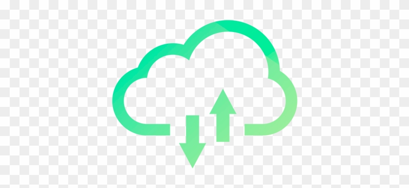 Cloud Based Communication, Providing All Services - Cloud Green Icon #644767