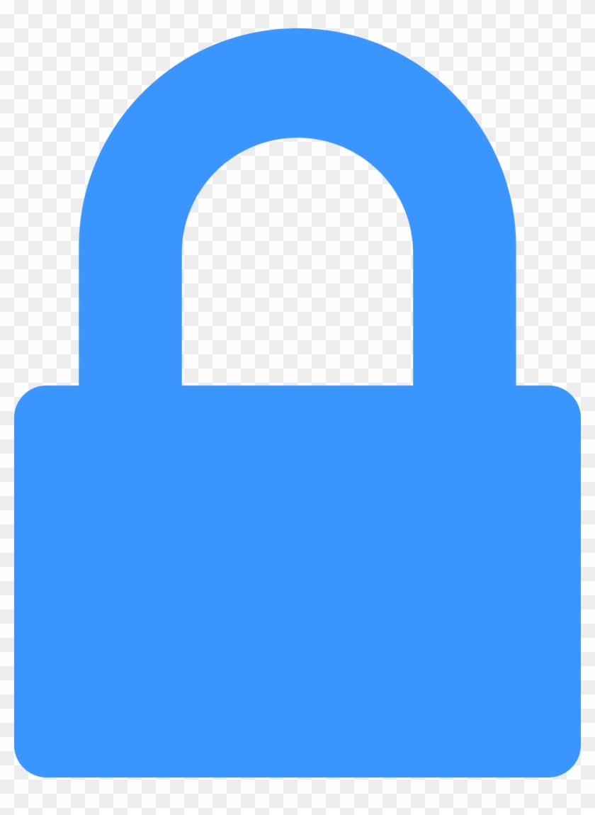Complete Data Privacy - Lock Icon Png Blue #644786
