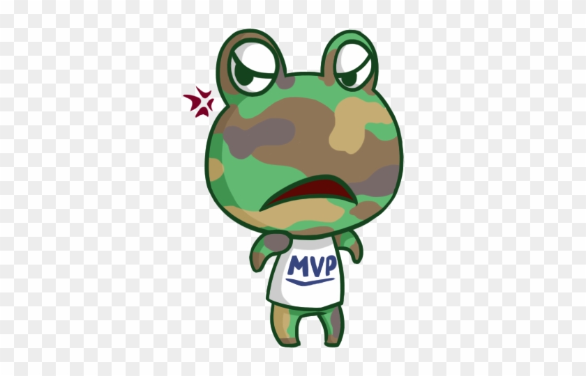 Camofrog, The Cranky Frog, Has Moved In - Cartoon #644979