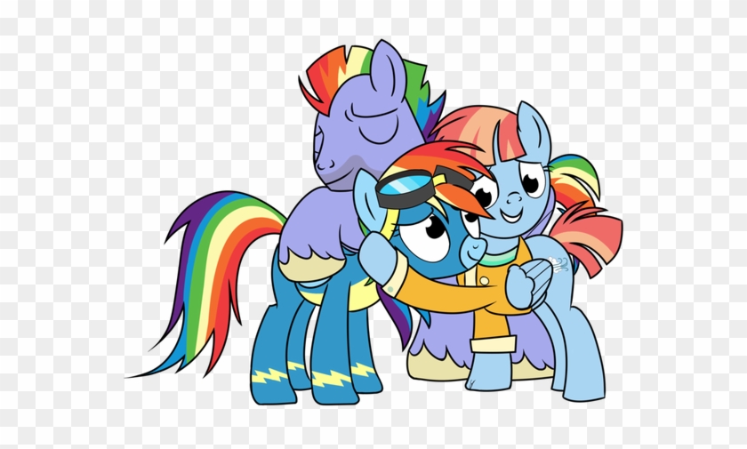 Rainbow's Family My Little Pony, Ponyart, Rainbow Dash, - My Little Pony: Friendship Is Magic #645194
