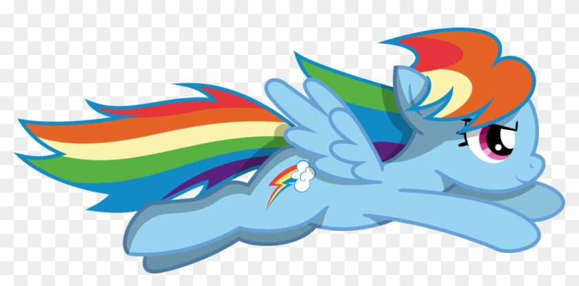 Rainbow Dash Pony Drawing Flight - Draw Rainbow Dash Flying #645268