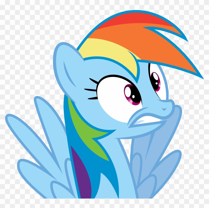 Rainbow Dash Scared By Paulysentry Rainbow Dash Scared - My Little Pony Rainbow Dash Skard #645275