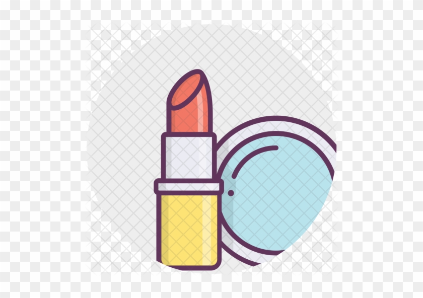 Lipstick, Mirror, Fashion, Makeup, Tool, Cosmetic, - Make Up Icon Png #645279