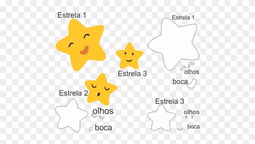 Molde Chuva De Amor Eva - Estrela Chuva De Benção Png #645359