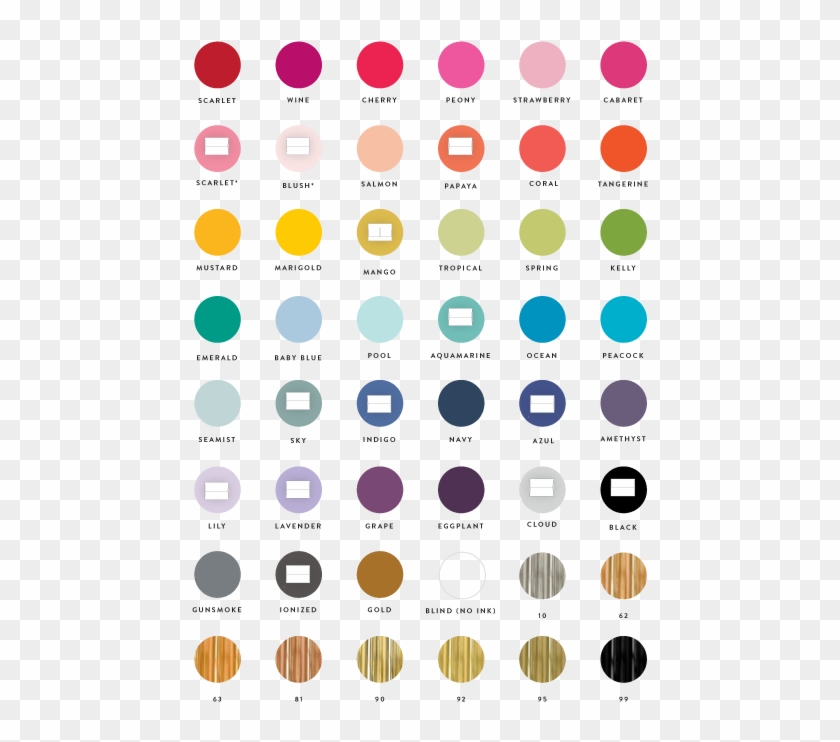 Ink Color Chart - Circle #645469