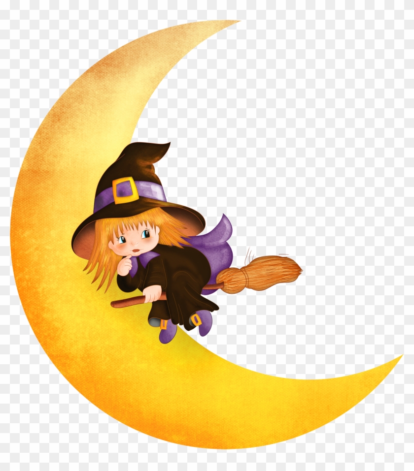 Cartoon Moon And Stars Images - Clipart Halloween Moon #645551