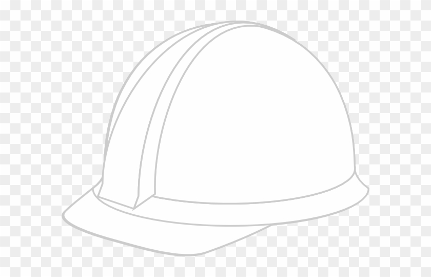 Hard Hat Art - White Hard Hat Vector #645546