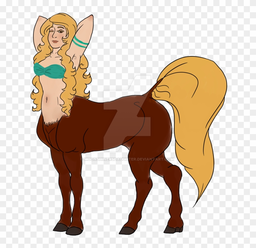 Flaxen Liver Chestnut Centaur By Moonshinersdaughter - Cartoon #645595