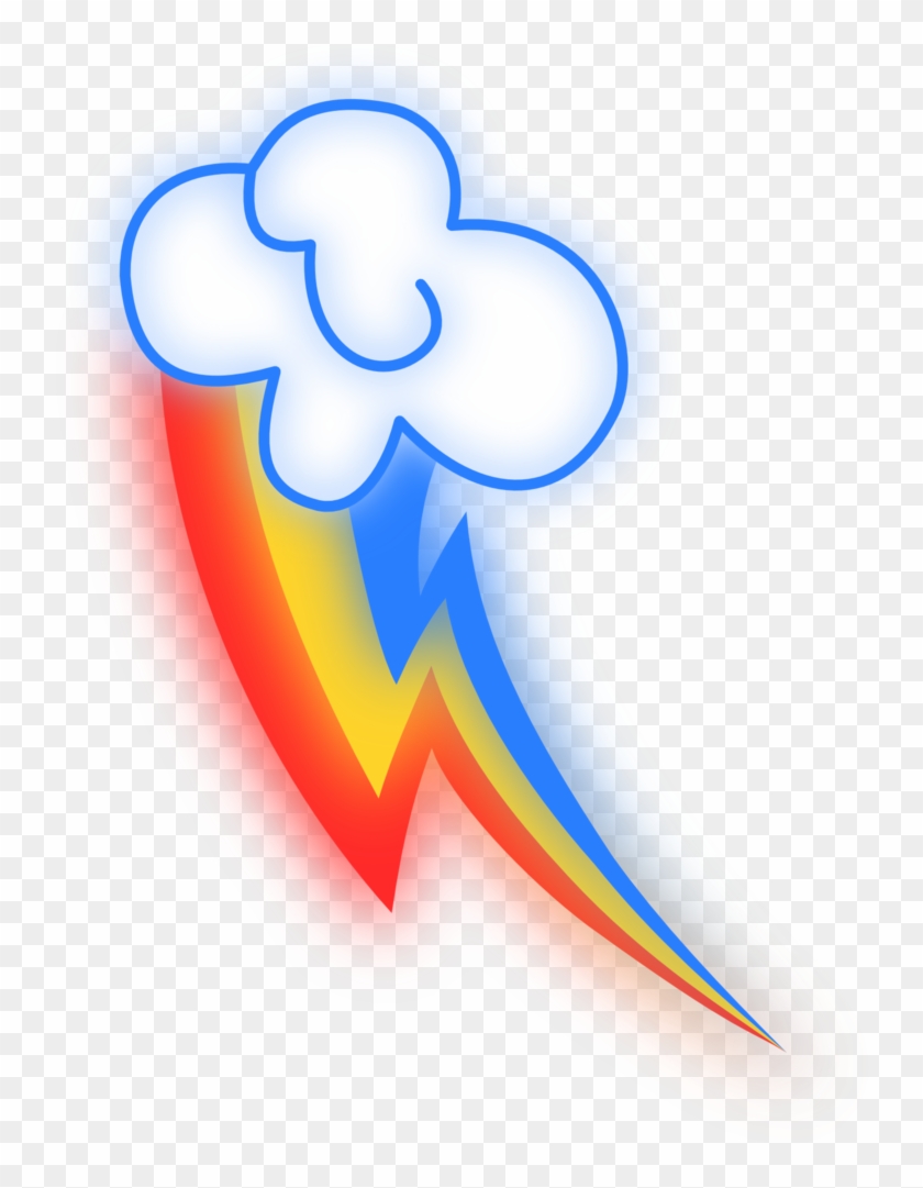 Rainbow Dash's Cutiemark Neon By Thorbijoern Rainbow - Cutie Mark Rainbow Dash #645714