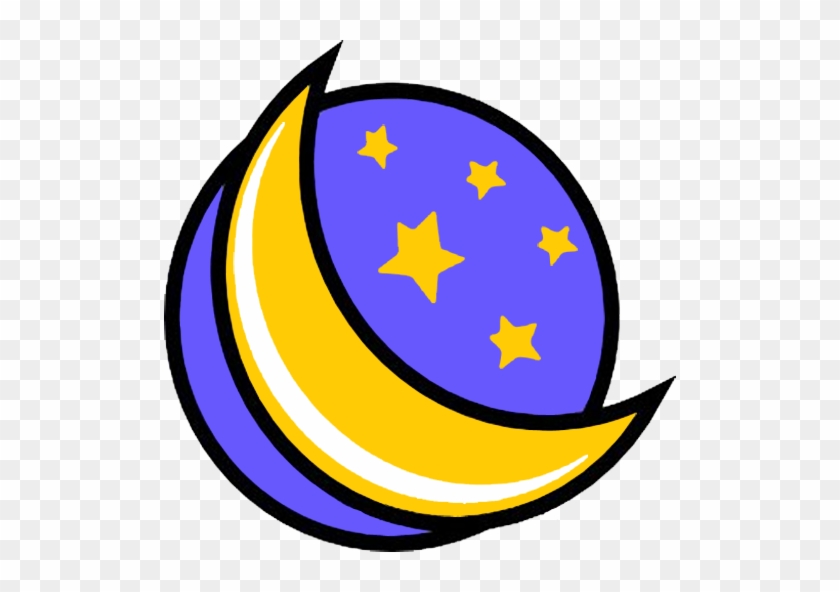 Star Moon Cartoon Clip Art - Star Moon Cartoon Clip Art #645803