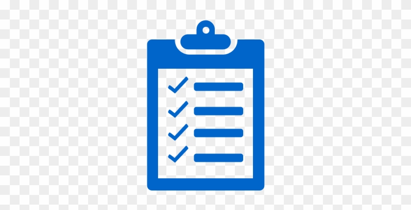 Audit To Iso 3834 / Iso 9001 Conformance - Checklist Icon Blue Transparent #645824