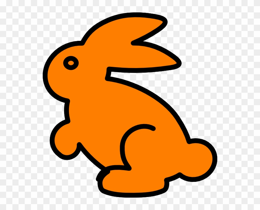 Orange Rabbit Clipart #645900