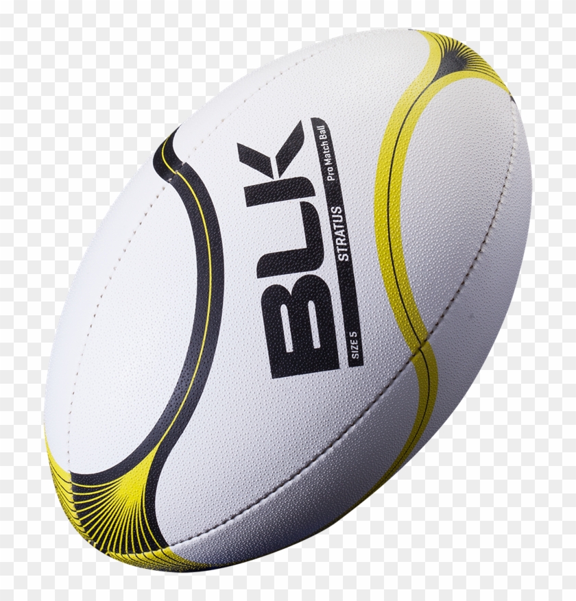 Blk Stratus Match Rugby Ball - Blk Versa Match Rugby Ball, White Black #645972