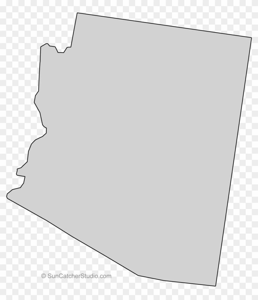 Arizona - Arizona State Outline Png #645978