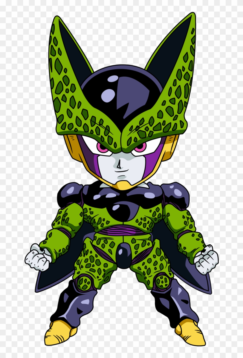 Personajes Chibi De Dragon Ball- Cell Forma Perfecta - Dragon Ball Chibi #646116