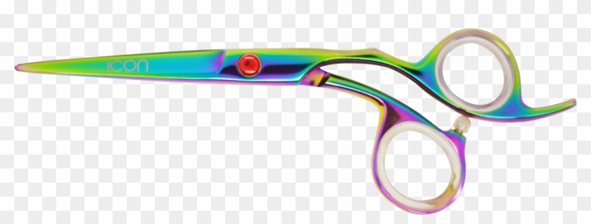 Icon Crane Multi Color Titanium Rainbow Shears Scossors - Icon Crane Multi Color Titanium Rainbow Shears Scossors #646178