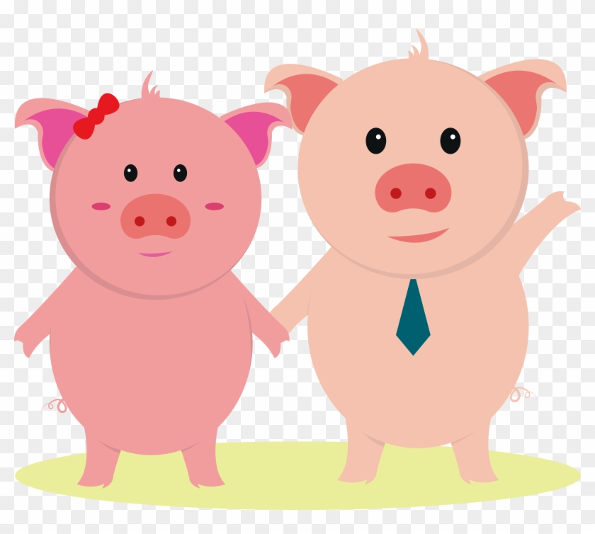 Domestic Pig Cartoon Significant Other Designer - Domestic Pig Cartoon Significant Other Designer #646246