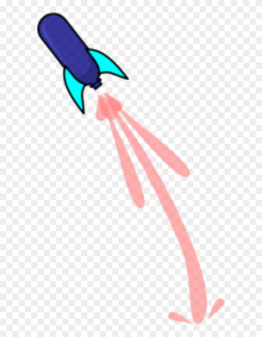 Missile Clipart Rocket Launching - Bottle Rocket Clip Art #646282