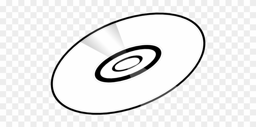 Rpm Record 1 Black White Line Art 555px - Circle #646353