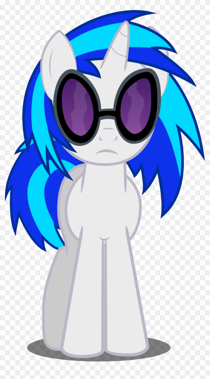 Vectors Of Vinyl Scratch On - Mlp Vinyl Scratch Front #646372