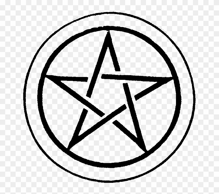 Pentacle Pentagram Star Transparent Background Stuff - Star In A Circle Logo #646428