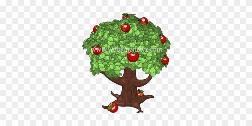 The Orchard Apple Tree Will Dispense One Orchard Apple - Cartoon #646587