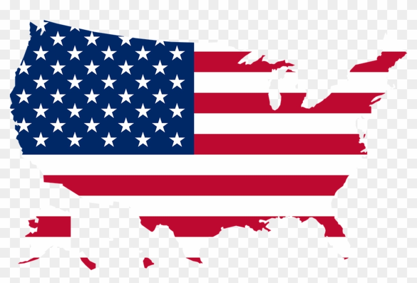 Us Flag Vector 17, - Usa Flag #646693