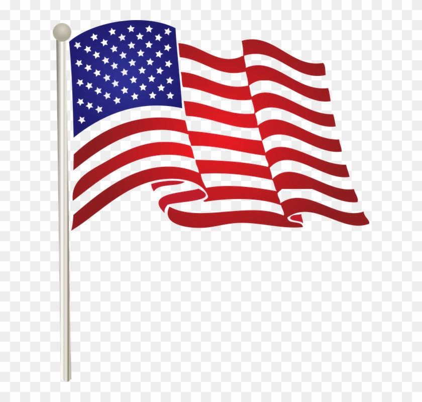 Usa Flag Clipart - American Flag Clip Art #646745