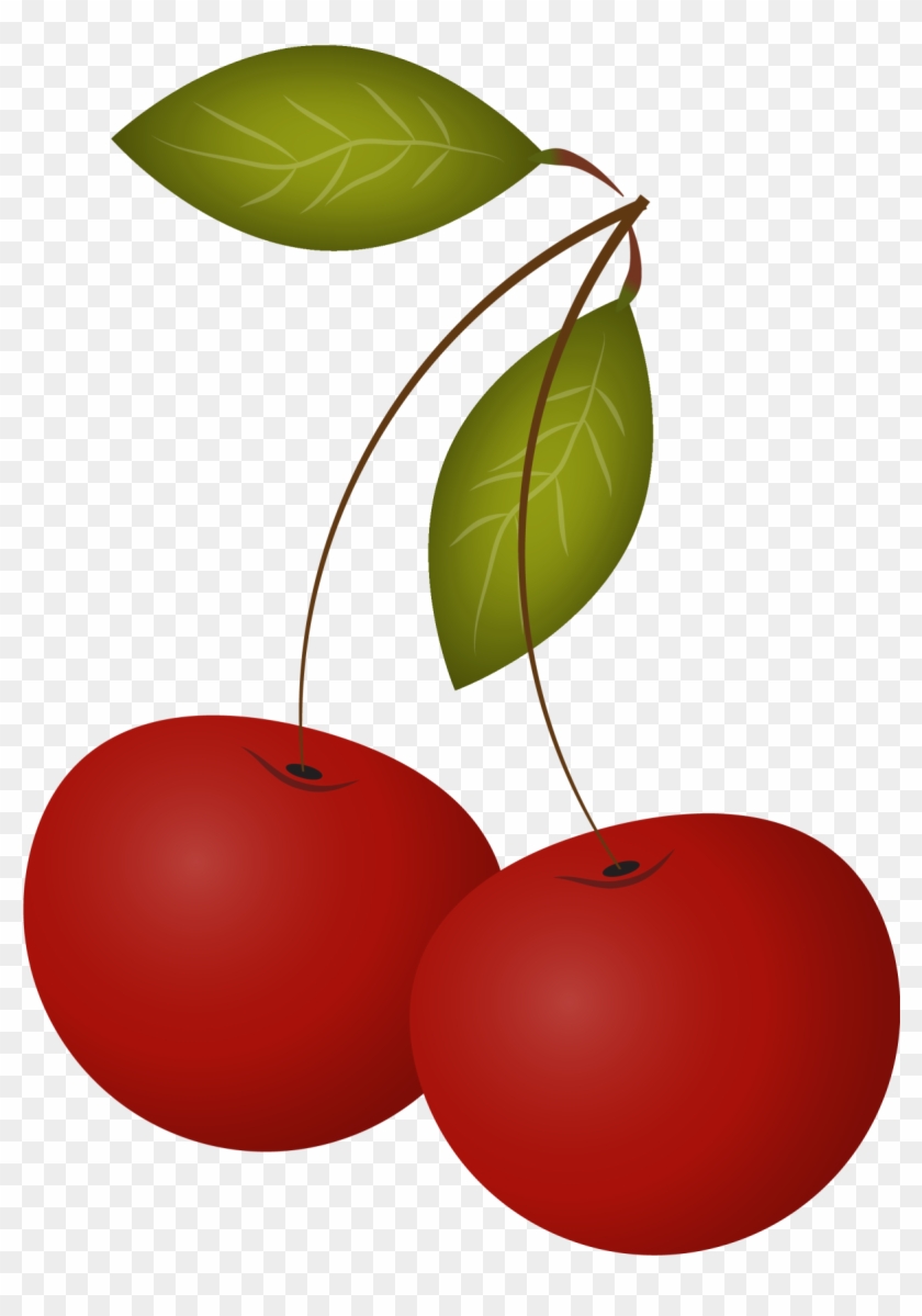 Cherry Leaf Drawing - Red #646884