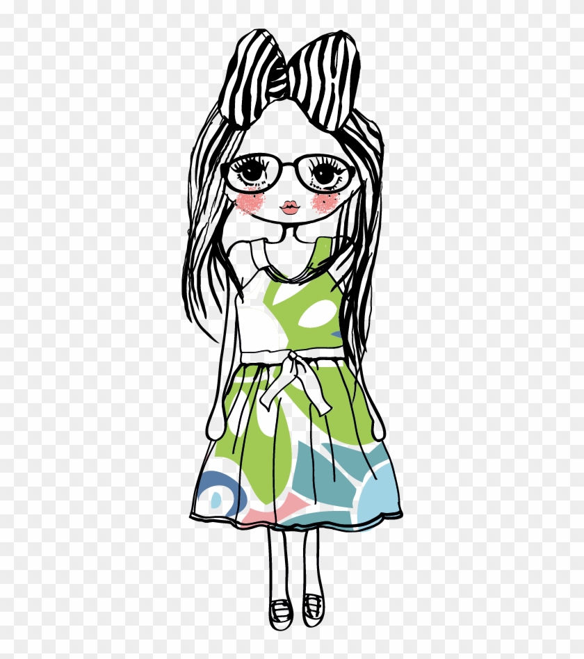 Girl Drawing Clip Art - Girl Drawing Clip Art #646891