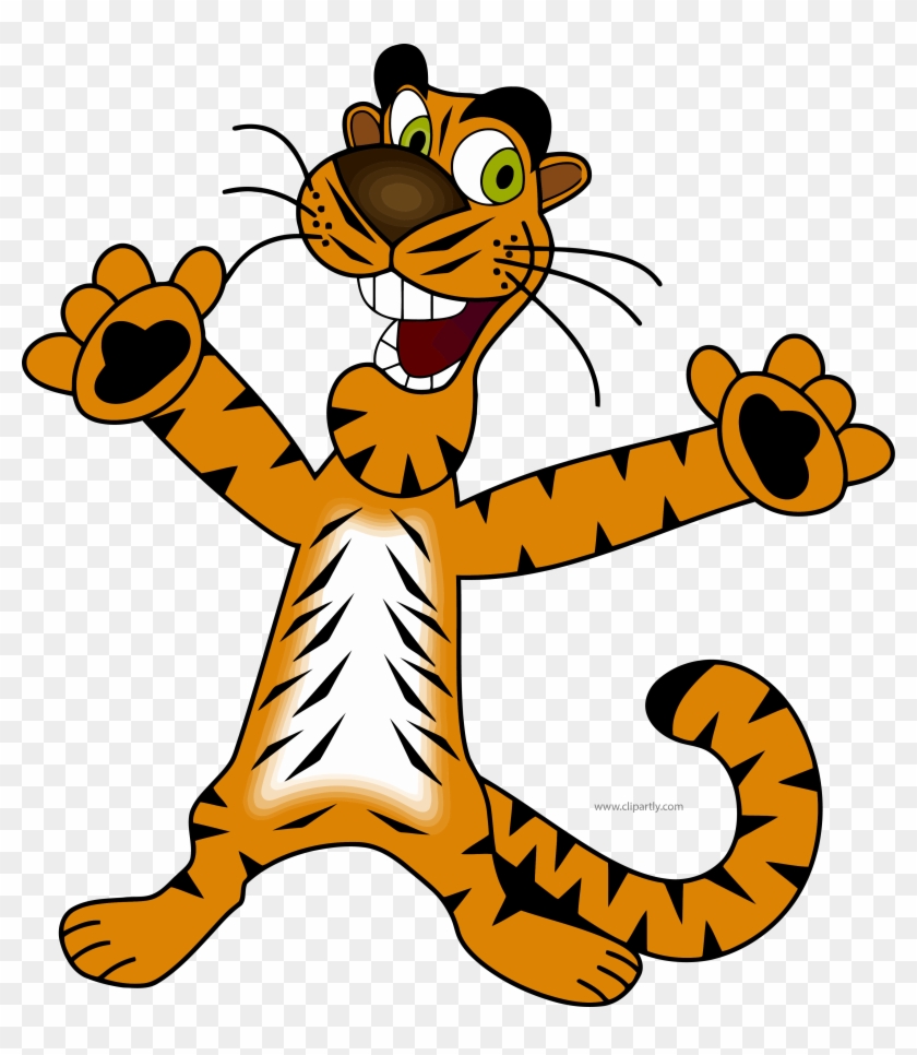 Tigger Joy Clipart Png - Happy Tiger Clipart #646906