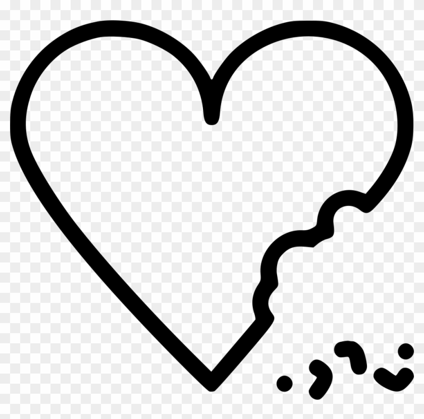 Heart Cake Chocolate Bite Celebrate Svg Png Icon Free - Heart #647074