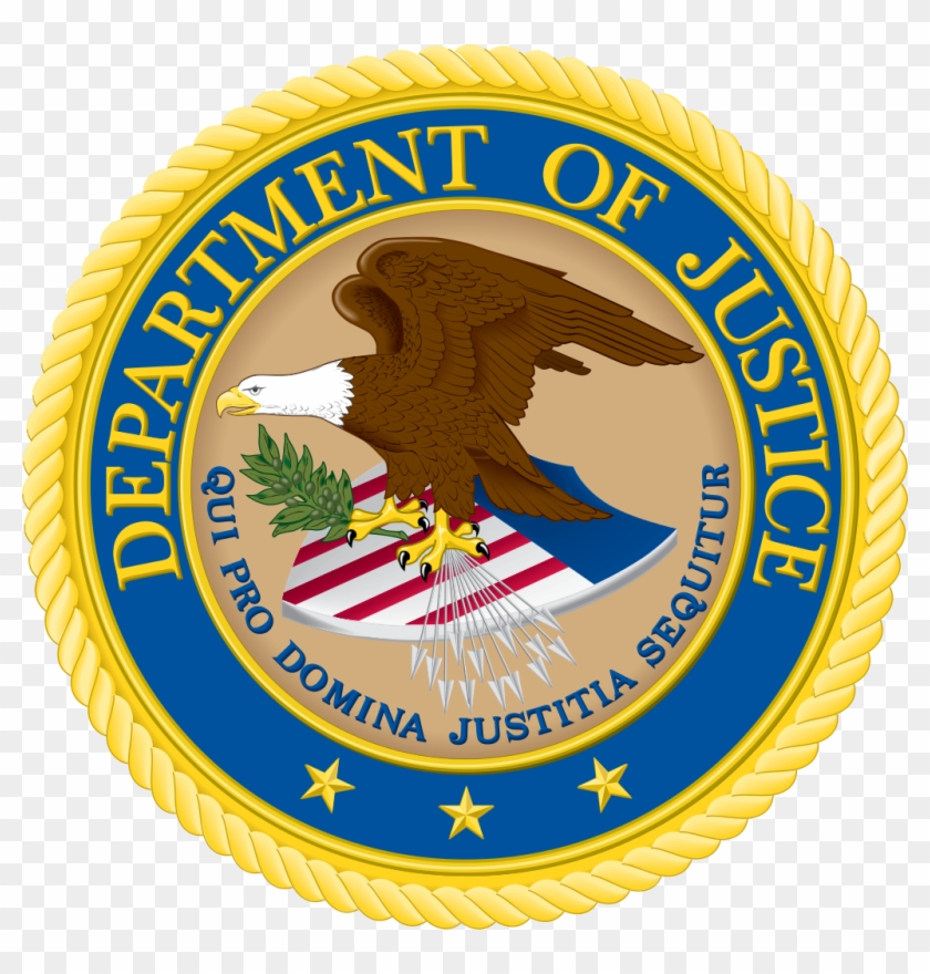 Seal Of The United States Department Of Justice - Us Department Of Justice Logo #647159