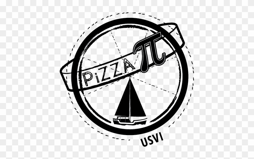 Pizzapi-bw Curves - Pizza Pi Logo #647171